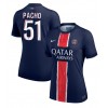 Paris Saint-Germain Willian Pacho #51 Hjemmedrakt Kvinner 2024-25 Kortermet